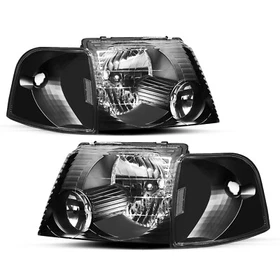 Headlights+Corner Signal Lights L+R For 2002 2003 2004 2005 Ford Explorer