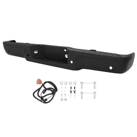 Chrome / Black Rear Bumper Assembly Step Pad Cover For Ford F-150 2009-2014