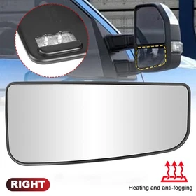 Bottom Lower Mirror Glass Heated Fit For 2015-2022 Ford F150 F250 F350 F450 F550