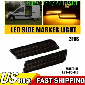 Amber LED Front Bumper Side Marker Light For 10-13 Ford Transit Connect 1~10X
