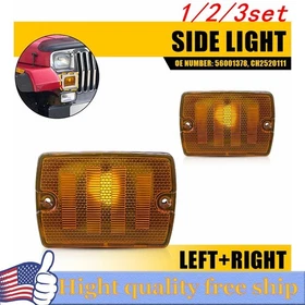 2/4x Front Turn Signal Parking Lamp Housings For Jeep Wrangler YJ 87-95 5600137