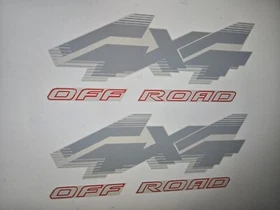 PAIR "4x4 OFF ROAD" Decals fit OBS 1992-1996 Ford F150, F250, F350 TOP QUALITY