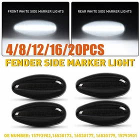 LED Bed Marker Light For Chevy Silverado GMC Sierra 2500HD 3500HD Dually4-20x