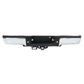 Chrome / Black Rear Bumper Assembly Step Pad Cover For Ford F-150 2009-2014