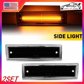 2/4/6 Smoke LED Front Side Marker Light For Chevy Blazer GMC Jimmy C/K Suburban