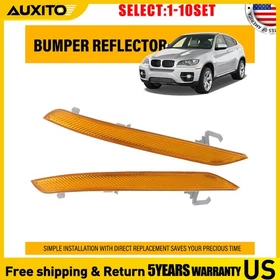 Amber Front Bumper Side Marker Reflector Lamps For 2010-2013 BMW X5M E70 2-20X