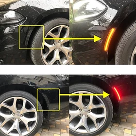 For 2015-2023 Chrysler 300 300S 300C LED Side Marker Lights Front Rear Red Amber