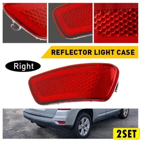 REAR RIGHT BUMPER COVER REFLECTOR FOR Dodge Journey Jeep Compass Grand Red H