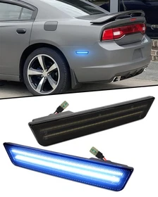 2PCS Rear Fender LED Side Marker Lights For Dodge Charger 11-14 Challenge 08-14