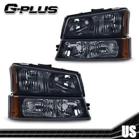 Fit For 2003-2006 Chevy Silverado 1500 2500HD 3500 Headlights Bumper Light
