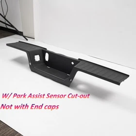 Fits 2017-2022 Ford F250 F350 F450 SD Rear Bumper Step Pad w/ Park Sensor Holes