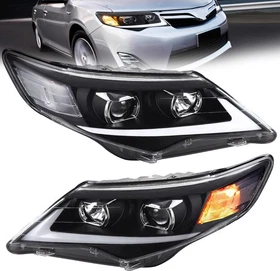 VLAND LED Projector Headlights & LED Tail Lights For 2012-2014 Toyota Camry