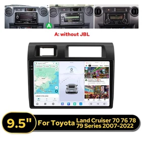 9.5" QLED Touch Screen Head Unit For Toyota Land Cruiser LC 70 Series 2007-2020
