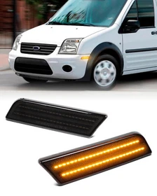 For 2010-2013 Ford Transit Connect 2PCS Front Rear Bumper LED Side Marker Lights