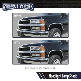 MMO01182 GMC Headlight Lens Left Right Sierra #3