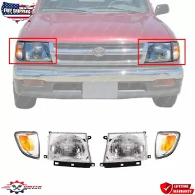 14179971 TOYOTA Front Headlights Parking Corner Lights Set