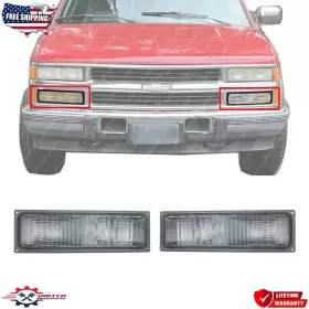 9607359 CHEVROLET Front Turn Signal Light Left Right Set