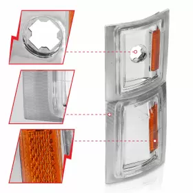 521041 ANZO USA Corner Lights Lens Amber Reflector Chevrolet #2