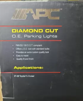 312-1646PXAS2C APC Parking Signal Light Left Right Set Fj #3