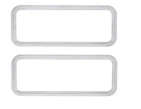 Auto Parts And Accessories Stainless Parking Light Bezel Set