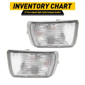 ZXD-4RUNNER-03-05 AUXITO Turn Signal Light Lens Lh Rh Set #2