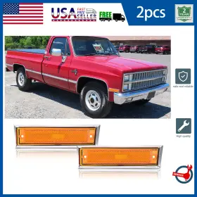 GM2550115 AUXITO Front Marker Lights C10 C20 C30 C1500 C2500