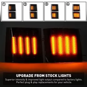GM2551143 AUXITO Led Corner Lights Signal C10 Chevy Tahoe #3