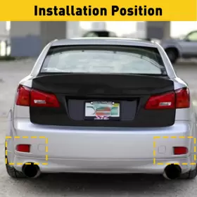 XPD-HGD-19846 AUXITO Rear Bumper Reflector Left Right IS250 #3