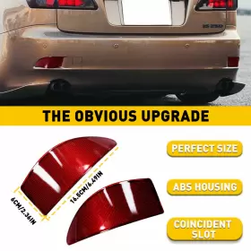 XPD-HGD-19846 AUXITO Rear Bumper Reflector Left Right IS250