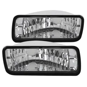 LB-CMR85-RS BBT Bumper Signal Lights Lamps Left Right Chevy