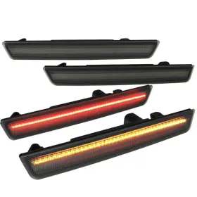 LSM-CHA15GLED4P-VS BBT Front Rear Laser Led Marker Lights
