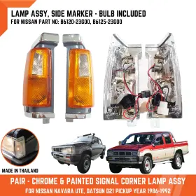 ARMM-F-STL-N-03-324-CHBK BD Corner Turn Signal Lamp Light Td