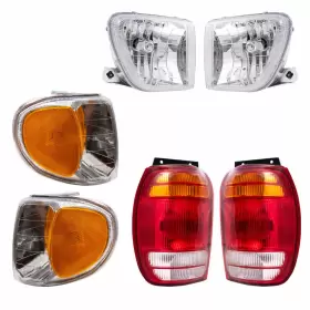 3223-0078LRC6 BROCK Headlight Psl Tail Light Set Left Right #3