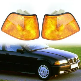 C121-001-AMBER BRUCE SHARK Corner Lights Hatchback Ue E36 Bmw