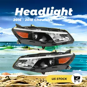 84217584 CASURE Halogen Projector Headlights Chevy Malibu