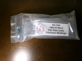 D2-1150 CHEVROLET Parking Light Extension Moldings Chevy Nova