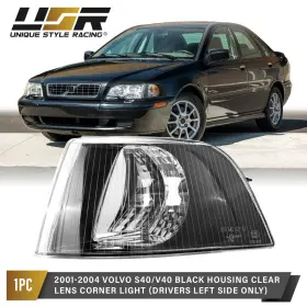 CL-VOL-S40-01-JT-AM-BLK-L DEPO Bezel Driver Left Corner Light