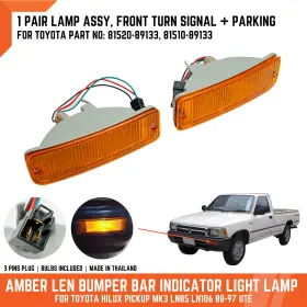 ARMM-12-024-115-23-004 DIAMOND Amber Bumper Parking Signal