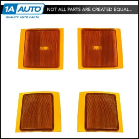 LHT05615 CHEVY Marker Light Lamp Upper Lower Housing Set Kit