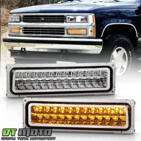CPL-CCK94-LED-C DTMOTO Bumper Parking Lights Left Right Chevy