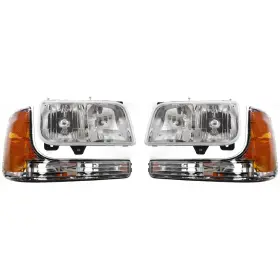 14753490 EVAN-FISCHER Headlight Left Right Halogen Kit Gmc