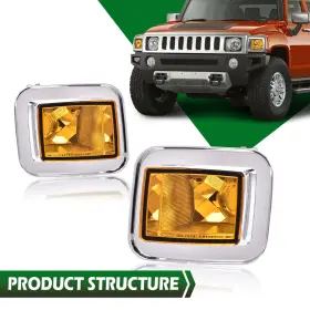 ALO512810 G-PLUS Amber Lens Front Turn Signal Light Parking #2