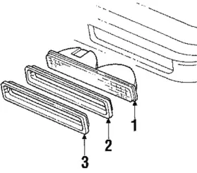05975666 GM Lamp Lesabre Park