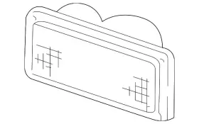 05976837 GM Driver Parking Lamp 05976837 GM Driver Parking Lamp