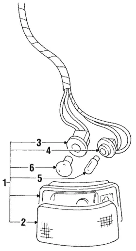 05978056 GM Cornering Lamp Seville
