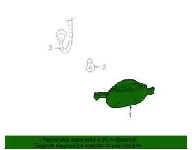 15937713 GM Driver Cornering Lamp #2