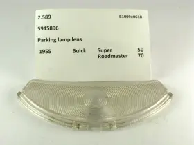 5945896 GM Nos Parking Light Lens Buick Roadmaster