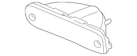 5977271 GM Driver Parking Turn Signal Lamp