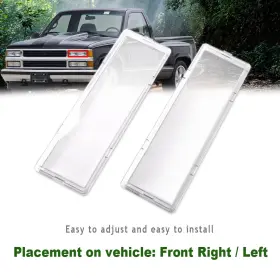 GONEPARTS0709-13 GONEPARTS Headlight Lens Gmc Sierra Suburban #2