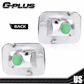 GPL564232 GPLUSMOTOR Front Turn Signal Lights Amber Lens H2 #3